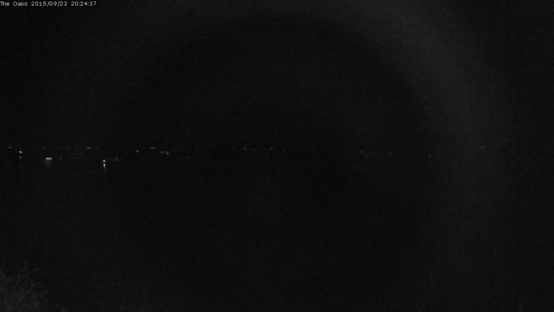 Lake Travis webcam, September 23, 2015 7:30 PM CT
