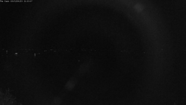 Lake Travis webcam, September 23, 2015 8:30 PM CT