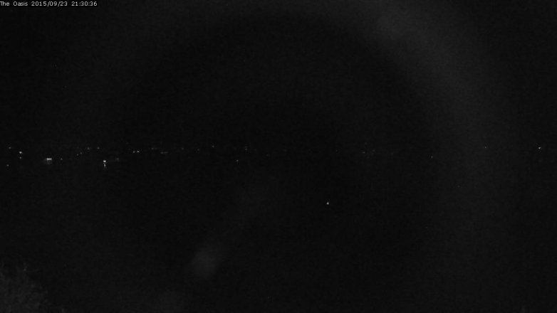Lake Travis webcam, September 23, 2015 8:35 PM CT