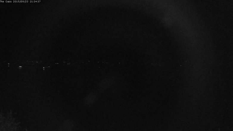 Lake Travis webcam, September 23, 2015 8:40 PM CT