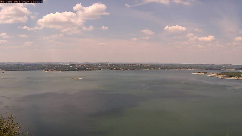 Lake Travis webcam, September 24, 2015 12:10 PM CT