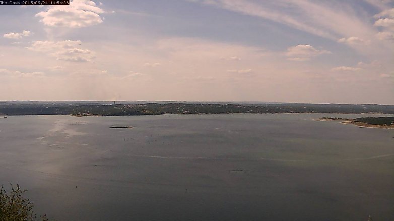 Lake Travis webcam, September 24, 2015 2:00 PM CT