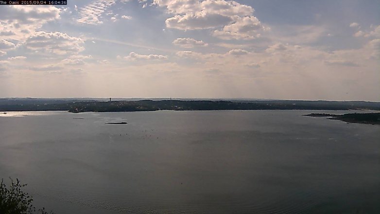 Lake Travis webcam, September 24, 2015 3:10 PM CT