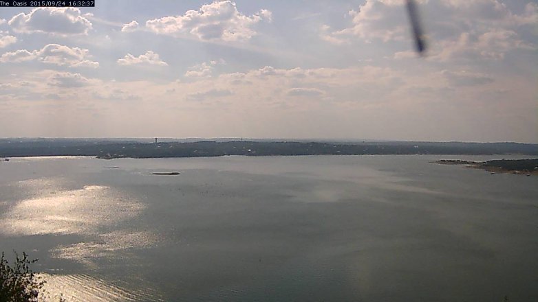 Lake Travis webcam, September 24, 2015 3:40 PM CT