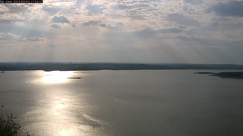 Lake Travis webcam, September 24, 2015 4:30 PM CT