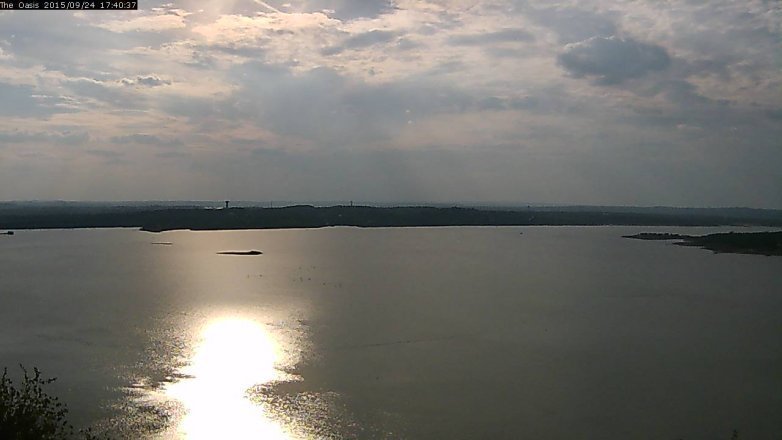 Lake Travis webcam, September 24, 2015 4:45 PM CT