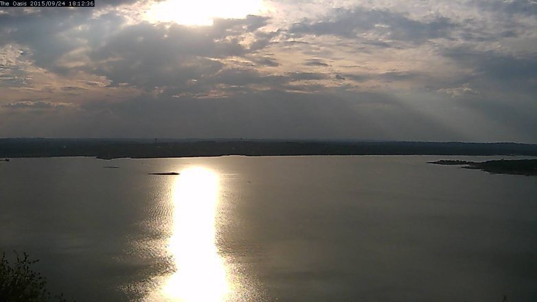 Lake Travis webcam, September 24, 2015 5:20 PM CT