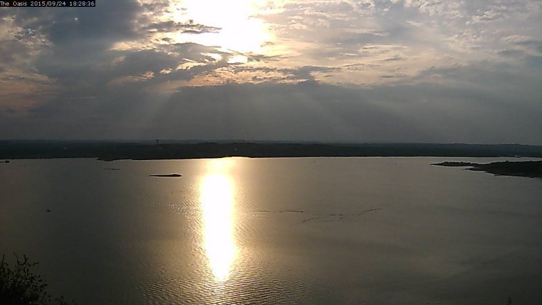 Lake Travis webcam, September 24, 2015 5:35 PM CT
