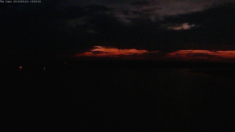 Lake Travis webcam, September 24, 2015 6:55 PM CT