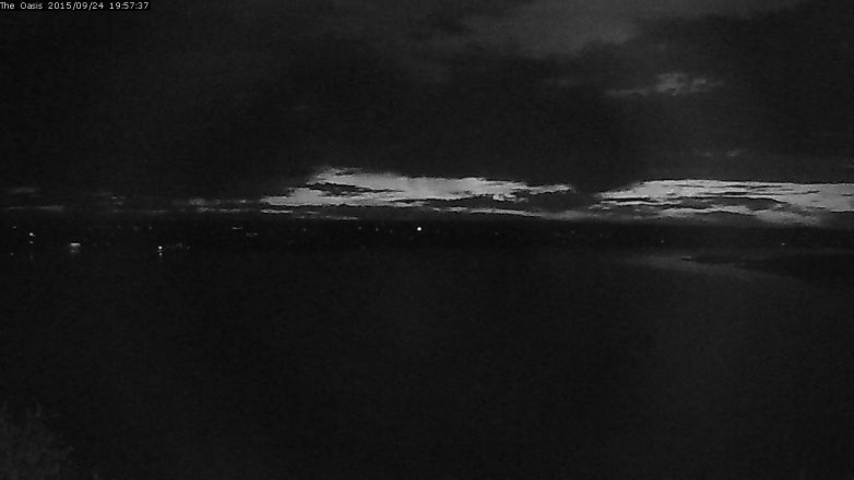 Lake Travis webcam, September 24, 2015 7:05 PM CT