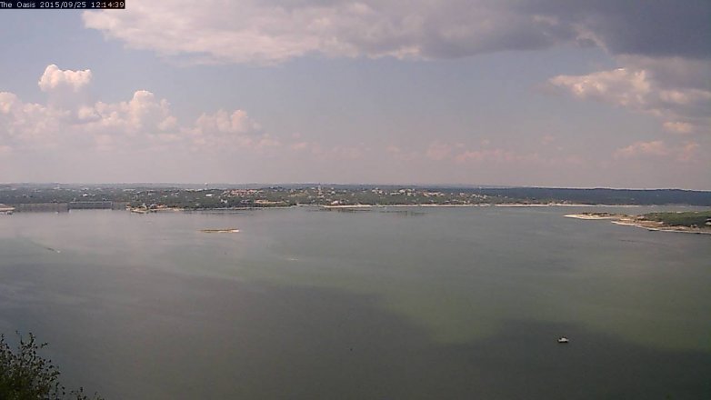 Lake Travis webcam, September 25, 2015 11:20 AM CT