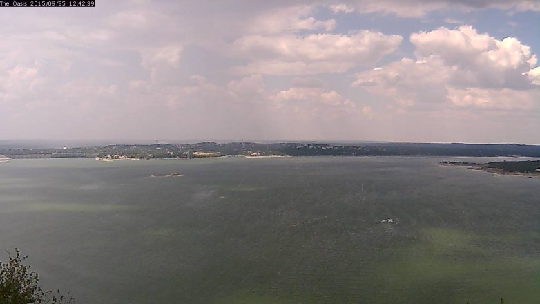 Lake Travis webcam, September 25, 2015 11:50 AM CT