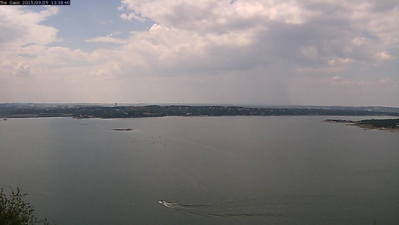 Lake Travis webcam, September 25, 2015 12:45 PM CT