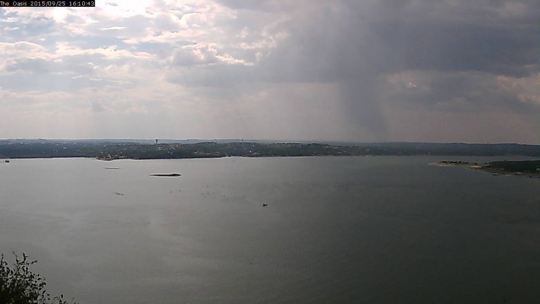 Lake Travis webcam, September 25, 2015 3:15 PM CT