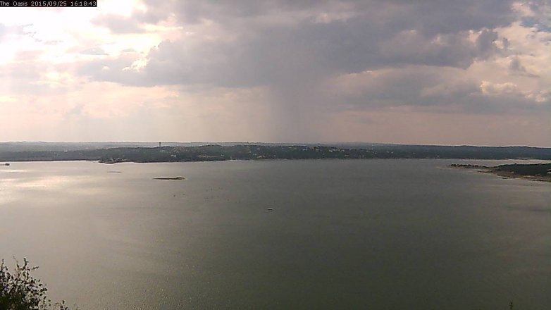 Lake Travis webcam, September 25, 2015 3:25 PM CT