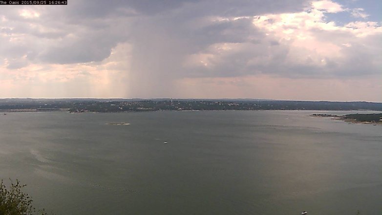 Lake Travis webcam, September 25, 2015 3:30 PM CT