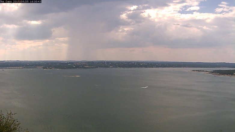 Lake Travis webcam, September 25, 2015 3:35 PM CT