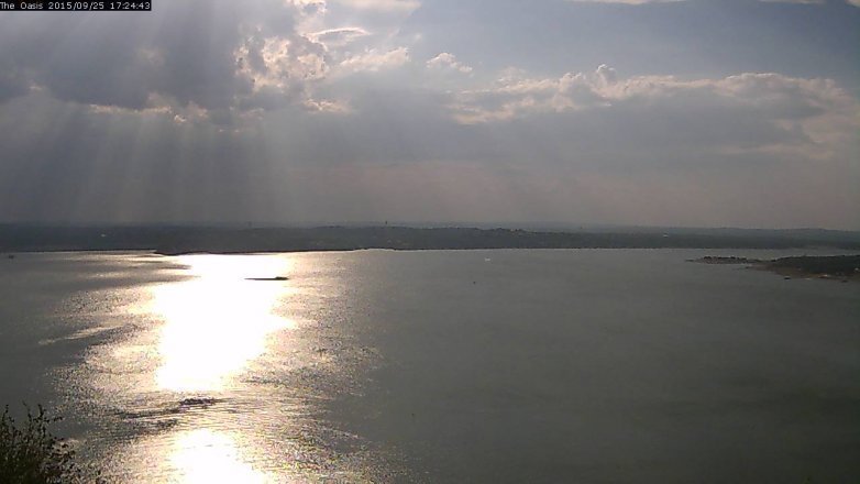 Lake Travis webcam, September 25, 2015 4:30 PM CT