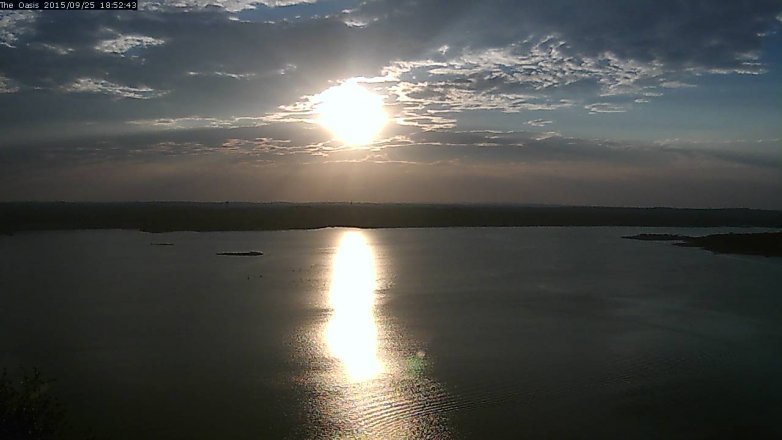 Lake Travis webcam, September 25, 2015 6:00 PM CT