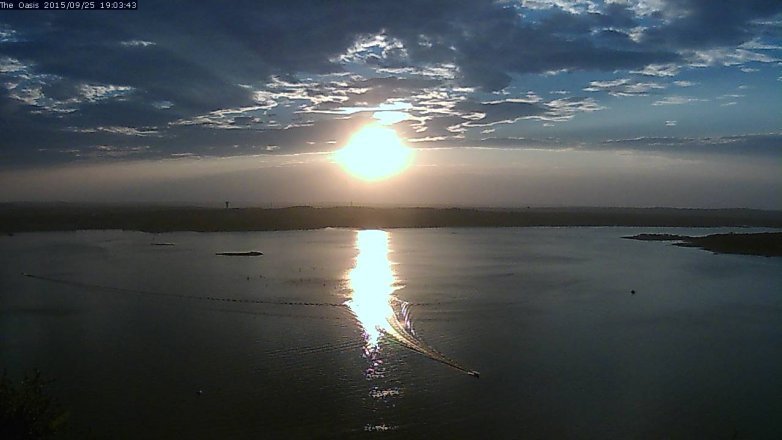 Lake Travis webcam, September 25, 2015 6:10 PM CT