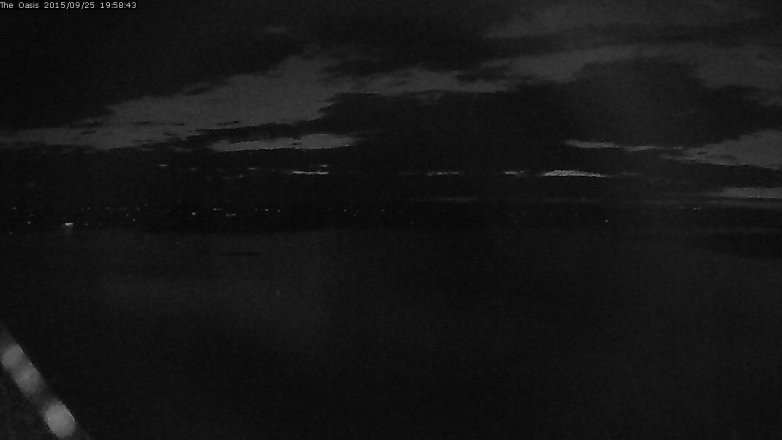 Lake Travis webcam, September 25, 2015 7:05 PM CT