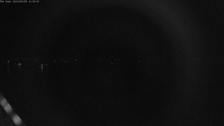 Lake Travis webcam, September 25, 2015 8:30 PM CT