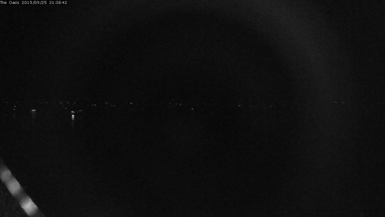 Lake Travis webcam, September 25, 2015 8:45 PM CT