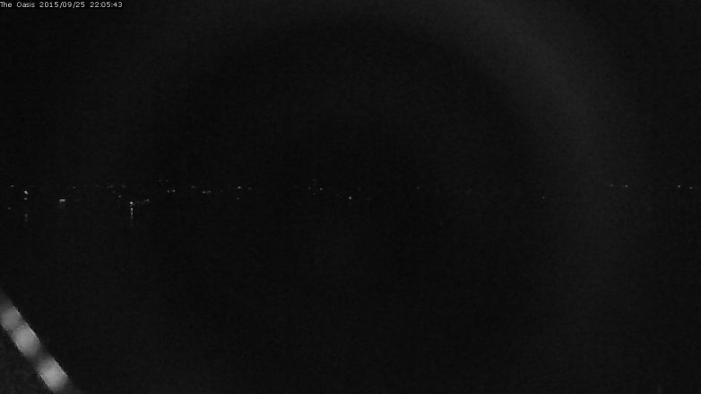 Lake Travis webcam, September 25, 2015 9:15 PM CT