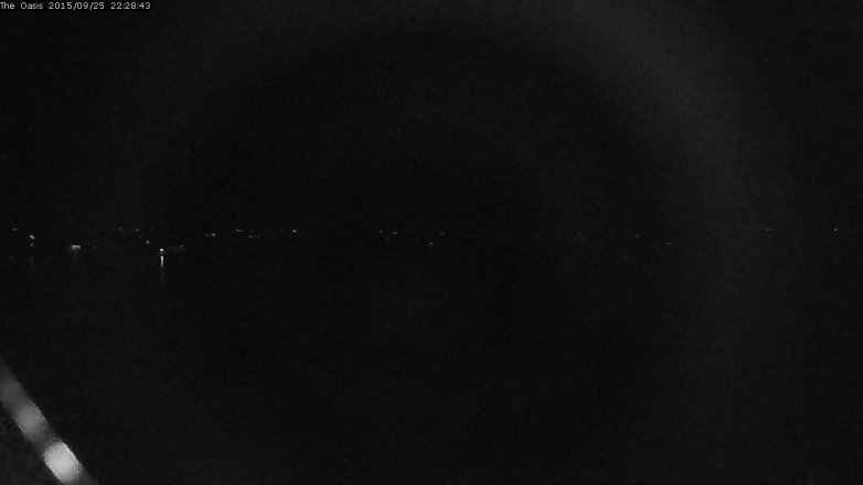 Lake Travis webcam, September 25, 2015 9:35 PM CT