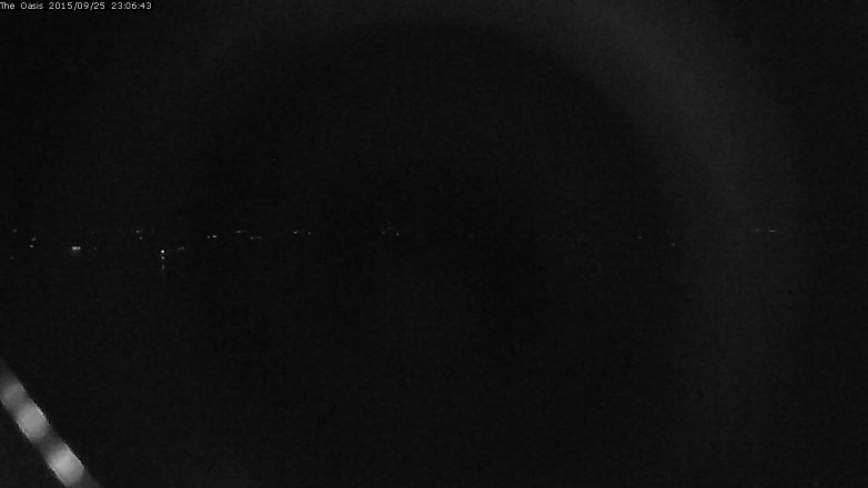 Lake Travis webcam, September 25, 2015 10:10 PM CT