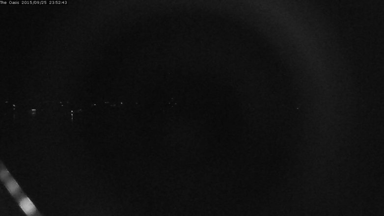 Lake Travis webcam, September 25, 2015 11:00 PM CT
