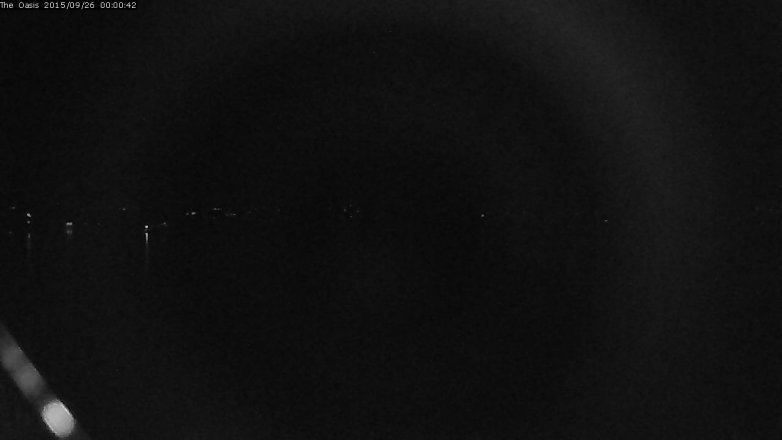 Lake Travis webcam, September 25, 2015 11:05 PM CT