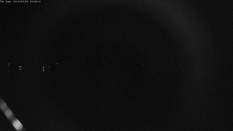 Lake Travis webcam, September 25, 2015 11:35 PM CT