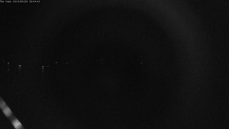 Lake Travis webcam, September 25, 2015 11:50 PM CT