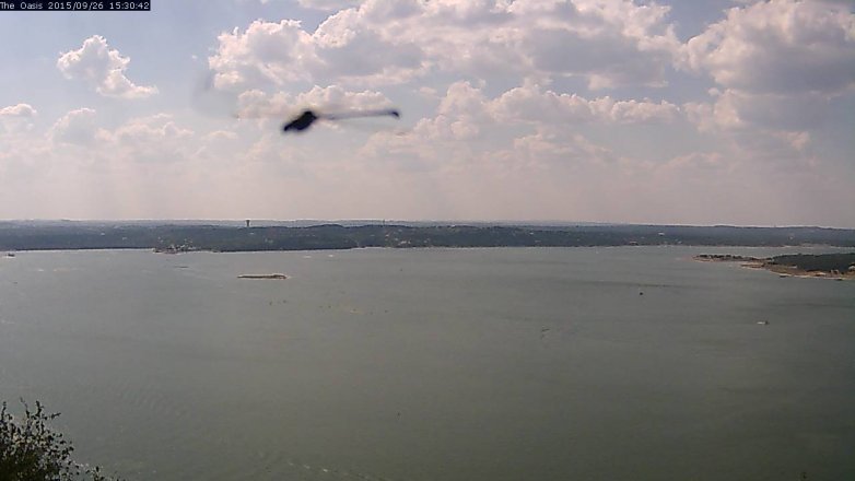 Lake Travis webcam, September 26, 2015 2:35 PM CT