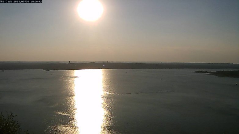 Lake Travis webcam, September 26, 2015 5:25 PM CT