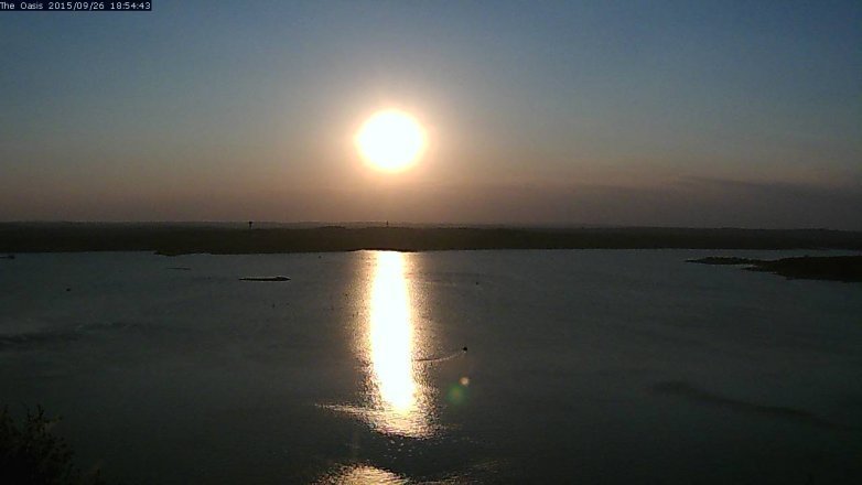Lake Travis webcam, September 26, 2015 6:00 PM CT