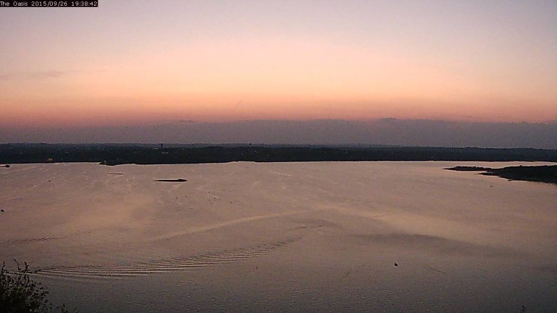 Lake Travis webcam, September 26, 2015 6:45 PM CT