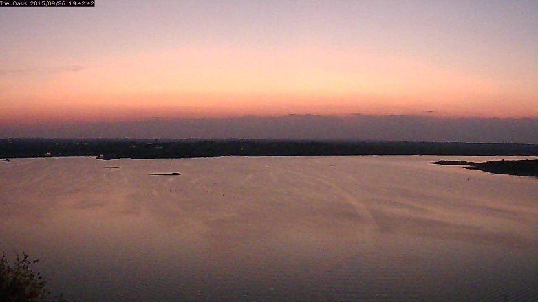 Lake Travis webcam, September 26, 2015 6:50 PM CT