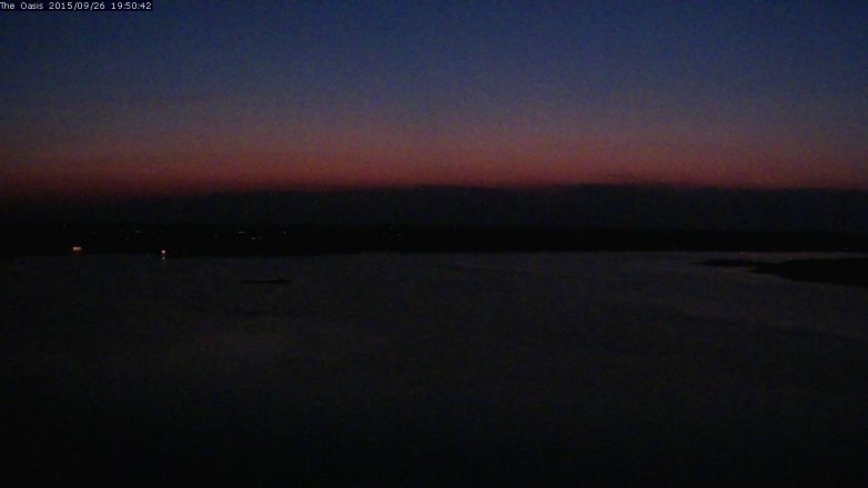 Lake Travis webcam, September 26, 2015 6:55 PM CT