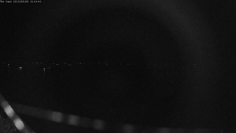 Lake Travis webcam, September 26, 2015 8:30 PM CT