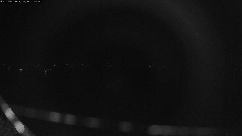 Lake Travis webcam, September 26, 2015 9:05 PM CT