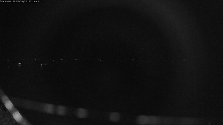 Lake Travis webcam, September 26, 2015 9:20 PM CT