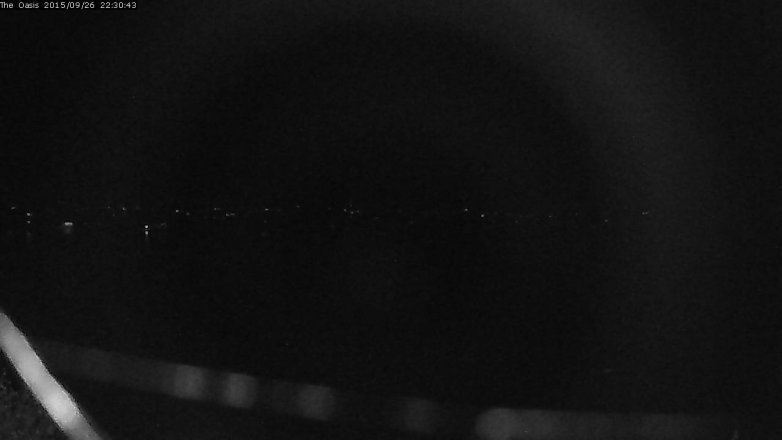Lake Travis webcam, September 26, 2015 9:35 PM CT