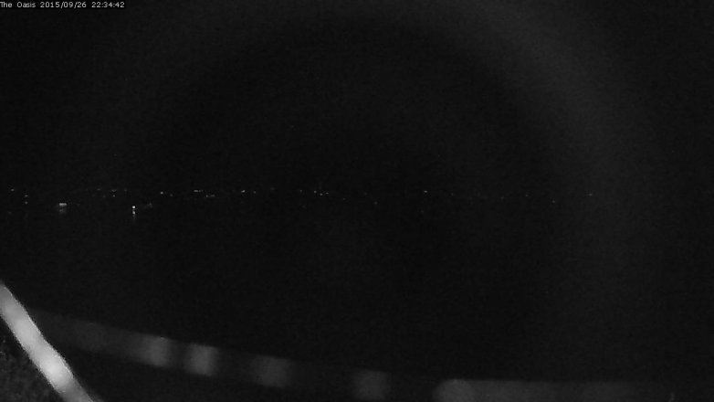 Lake Travis webcam, September 26, 2015 9:40 PM CT