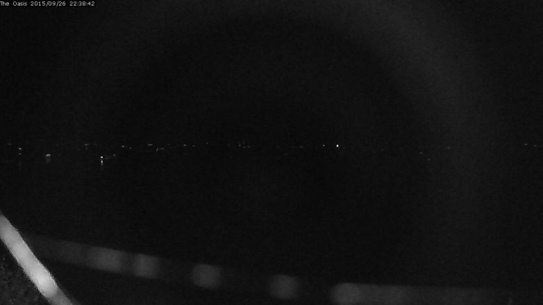 Lake Travis webcam, September 26, 2015 9:45 PM CT