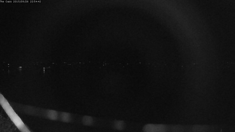 Lake Travis webcam, September 26, 2015 10:00 PM CT