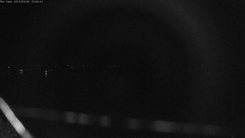 Lake Travis webcam, September 26, 2015 10:10 PM CT