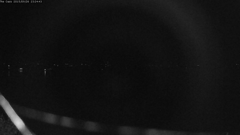 Lake Travis webcam, September 26, 2015 10:30 PM CT