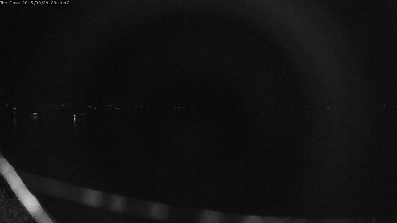 Lake Travis webcam, September 26, 2015 10:50 PM CT